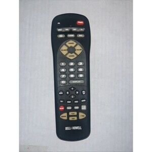 Bell Howell MBR3447CT TV Remote Control, OEM C27A24TF H25C46DT A27A74R C25A24T